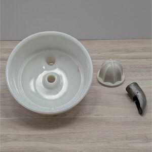 Vintage Sunbeam Citrus Juicer Parts Lot — 3 Pieces — Reamer Spout Bowl